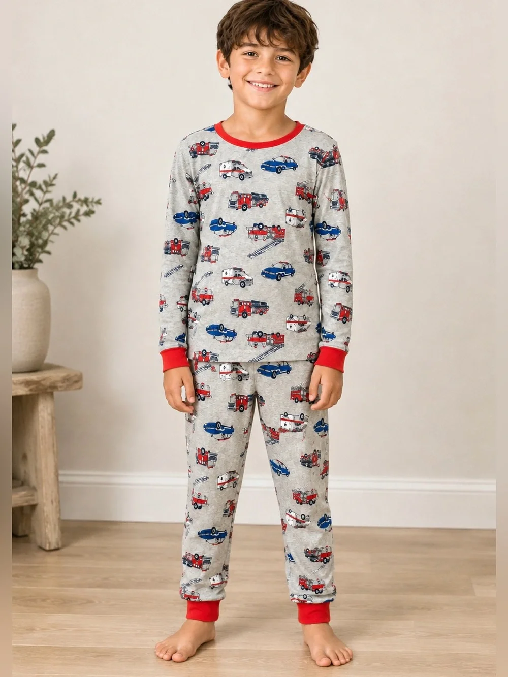 NWOT Carter's Fireman, Police Car & Ambulance Pajama Set Size 8